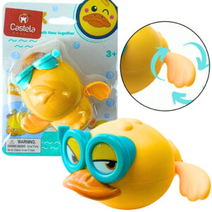 Brinquedo Pato De Banho Amarelo Divertido Que Nada Para Piscina