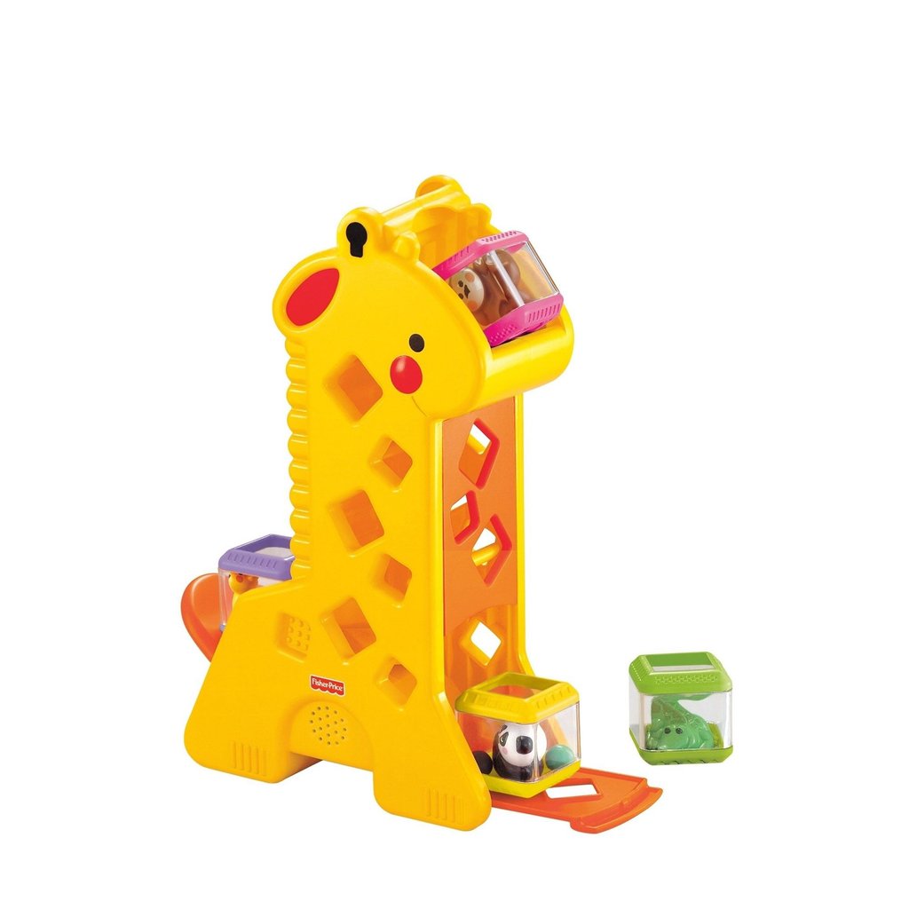 Brinquedo Pedagógico Girafa com Blocos Fisher-Price
