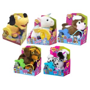Brinquedo Pelúcia Interativo C Coleira Walking Petz C Sons e