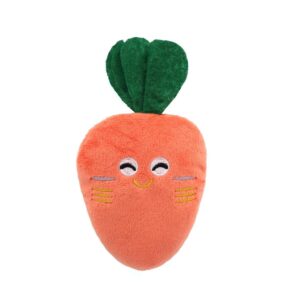 Brinquedo Pet Pequeno Cenoura Pelúcia com Barulho Up4you