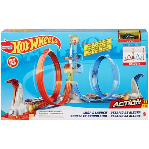 Brinquedo Pista Hot Wheels Desafio Da Altura Action Mattel Grw39