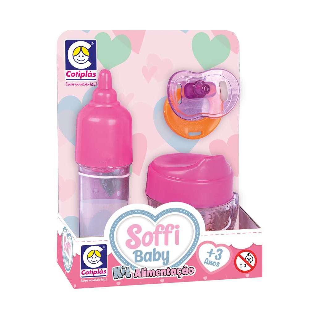 Brinquedo Soffi Baby Alimentação Mamadeira