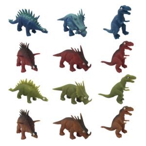 Brinquedo Sortido Dinostika Jurassic Fun Dinossauro Estica Atóxico