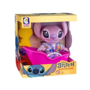 Brinquedo Stitch Angel Banho Divertido Disney Cotiplás 2932