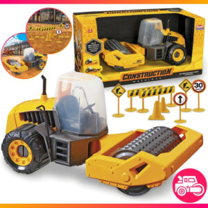 Brinquedo, Trator Construction Machine Sx Rolo Compactor Gigante