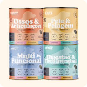 Buddy Nutrition Suplementos Reunidos Suporte 360° Para a Saúde do seu