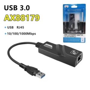 Cabo Adaptador Conversor USB x Internet Rede 10 100Mbps Pc Notebook