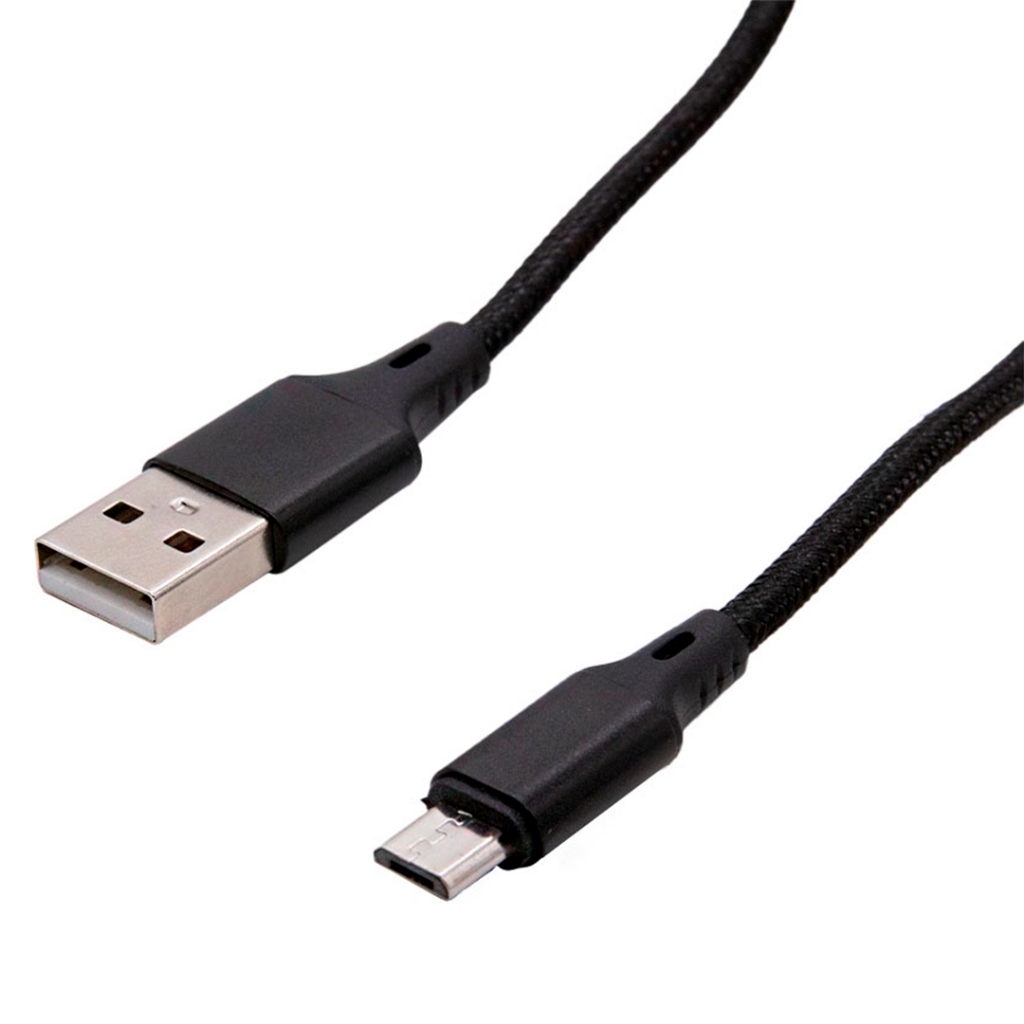 Cabo Carregador Dados SV Preto USB 3.0 para Micro USB V8 Tipo-B 2