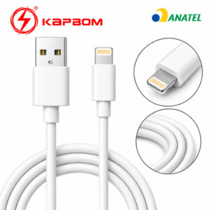 Cabo Carregador Lightning Rápido 2.4A Premium Reforçado Para iPhone 1