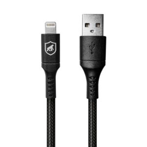 Cabo Carregador Survivor Para Lightning Usb 1,5m Preto Reforçado