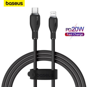 Cabo De Carregamento Rápido De Pudim Baseus Série 20W Tipo C Para