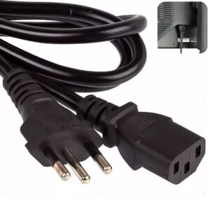 Cabo de Força Tripolar P Fonte Pc Monitor Padrão Inmetro Atx 1.5M