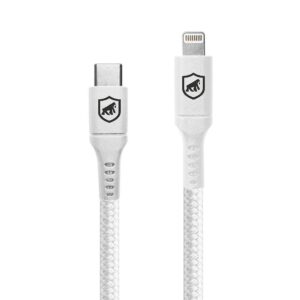 Cabo em Nylon Survivor para iPhone Lightning Tipo C 1,5m Branco — Celulares e Acessórios