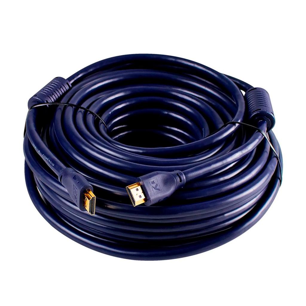 Cabo Hdmi 2.0 4K de 20 metros 4096x2160p 4K20 Aquário