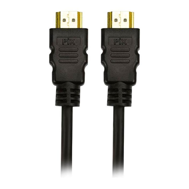 Cabo Hdmi 2.0 Pix 5, 4K, 2m, Preto — Informática