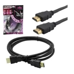 Cabo Hdmi Gold 1.4 4K Ultrahd Com 2 Metros Pix Chip Sce
