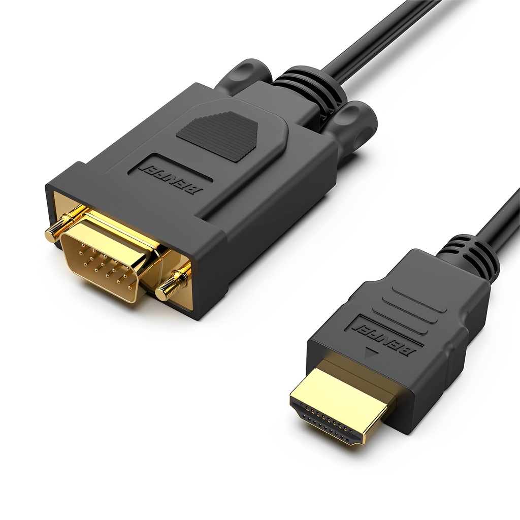 Cabo Hdmi para Vga Benfei Macho Macho Preto — Informática
