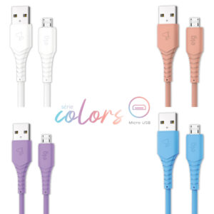 Cabo Micro USB Carregador, Carga Rápida 12W 2.4A, PVC Emborrachado