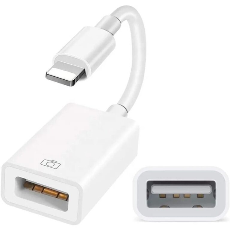 Cabo Otg Usb Compatível com iPhone E iPad Pendrive — Informática