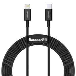 Cabo Turbo iPhone 20w Tipo-c Lightning Baseus 2m