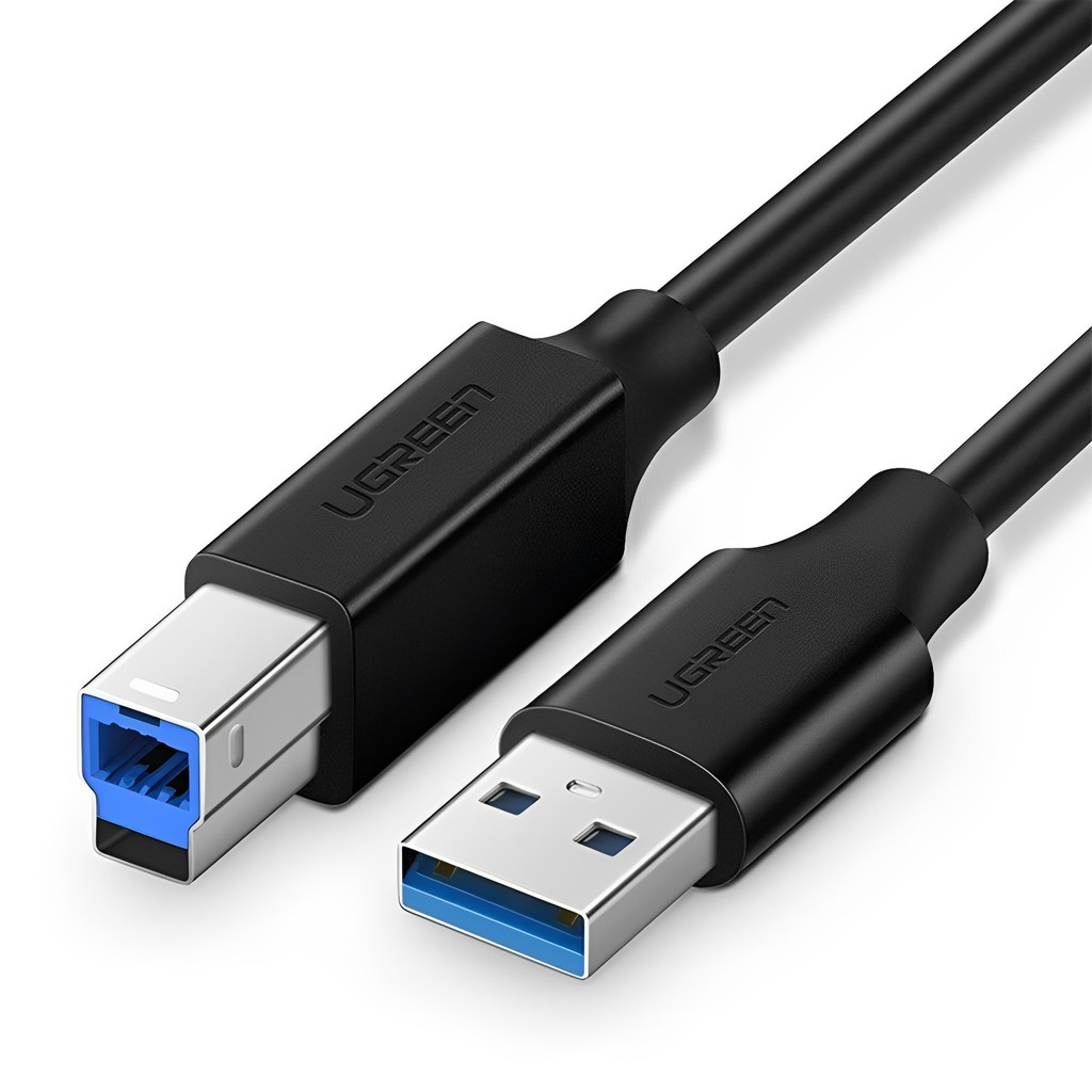 Cabo Usb 3.0 para Tipo B Impressora Ugreen 2 Metros Preto — Informática