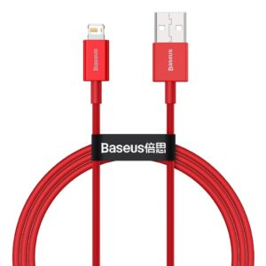 Cabo Usb P Lightning Baseus 2.4a Rápido 1m iPhone 11 12 13 14