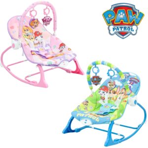 Cadeira de Descanso Bebê Balanço Musical Vibratória Infantil Patrulha