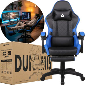 Cadeira De Escritorio Gamer Ergonômica Dunamis Azul Marqs Home