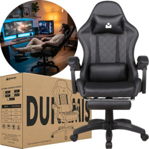 Cadeira De Escritorio Gamer Ergonômica Dunamis Preta Marqs Home
