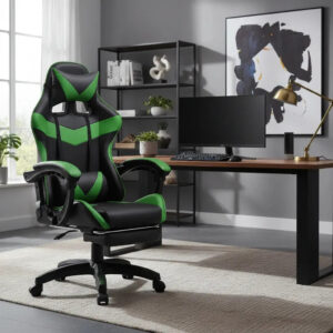 Cadeira De Escritório Gamer Nitro Ergonômica Estofado Couro Sintético