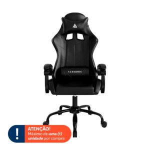 Cadeira Gamer Acegeek Knight-V1, Preto