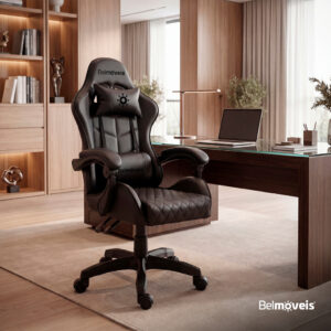 Cadeira Gamer Belmóveis Confort BM4 Reclinável 150 Graus Ergonômica