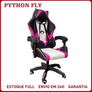 Cadeira Gamer Ergonômica Reclinável Ajustável Com Almofadas Cervical