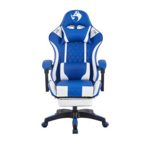 Cadeira Gamer Fox Racer Luna com Apoio de Pés Azul