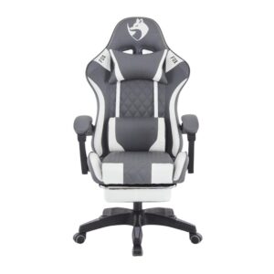 Cadeira Gamer Fox Racer Luna com Apoio de Pés Cinza