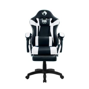 Cadeira Gamer Fox Racer Zerda com Apoio de Pés Branca