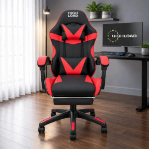 Cadeira Gamer HighLoad Start 2.0 Ergonômica com Apoio para Pés Preto