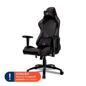 Cadeira Gamer Mancer Tyr Purple Edition, Preta e Roxa