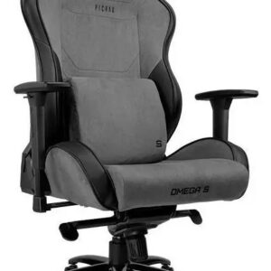 Cadeira Gamer Pichau Omega S Espuma Moldada Braco 3D Preta e Cinza