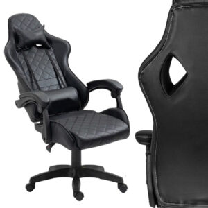 Cadeira Gamer Premium Escritório Giratória 360º Reclinável E Encosto