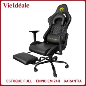 Cadeira Gamer Python Fly Deluxe, Design Ergonômico, Ajuste De Graus