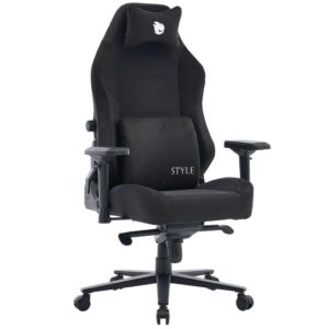 Cadeira Gamer Terabyte New Style, Reclinável, 4D, Tecido, Preta e