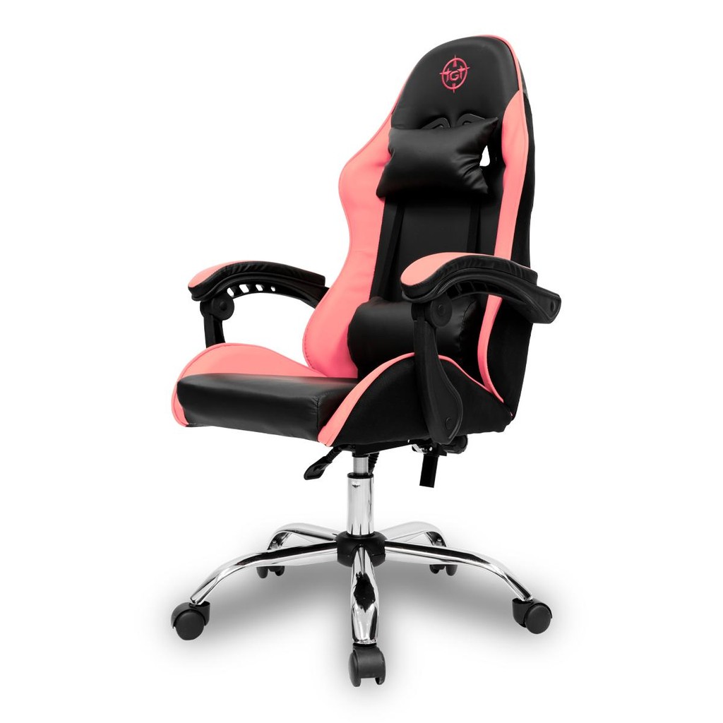 Cadeira Gamer Tgt Heron, Preta e Rosa — Games