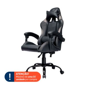 Cadeira Gamer Tgt Heron TC2 Fácil Limpeza, Reclinável 120 kg, Preto