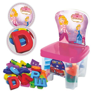 Cadeirinha Toy Infantil Educativa Didática Letras e Números Brinquedo