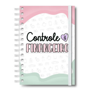 Caderneta de Controle Financeiro Minhas Finanças Organizador Conta em