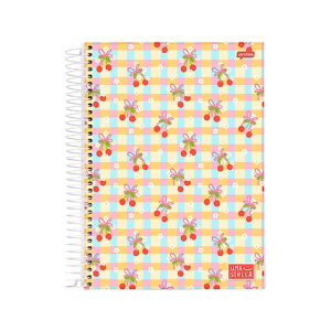 Caderno 1 Matéria Universitario Feminino Stella Jandaia Modelo:cereja