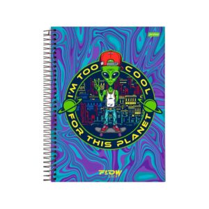 Caderno 20 Matéria Universitario Masculino 320 Folhas Flow Jandaia