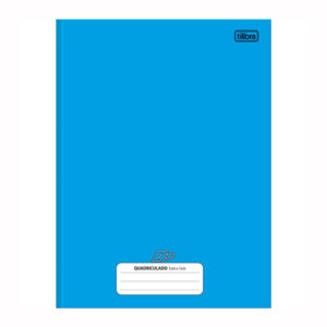 Caderno brochura capa dura quadriculado 1x1cm 96 folhas D Mais Tilibra