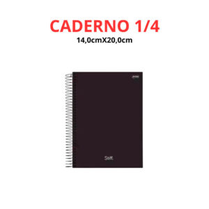 Caderno Capa Dura de Arame Pequeno 1 4 Stiff Jandaia